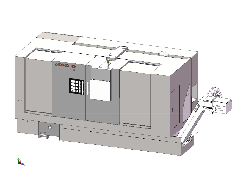 Tornio cnc a letto inclinata HTB5100