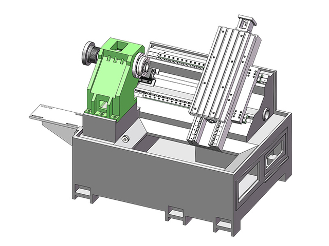 Tornio cnc a letto inclinata HTC500
