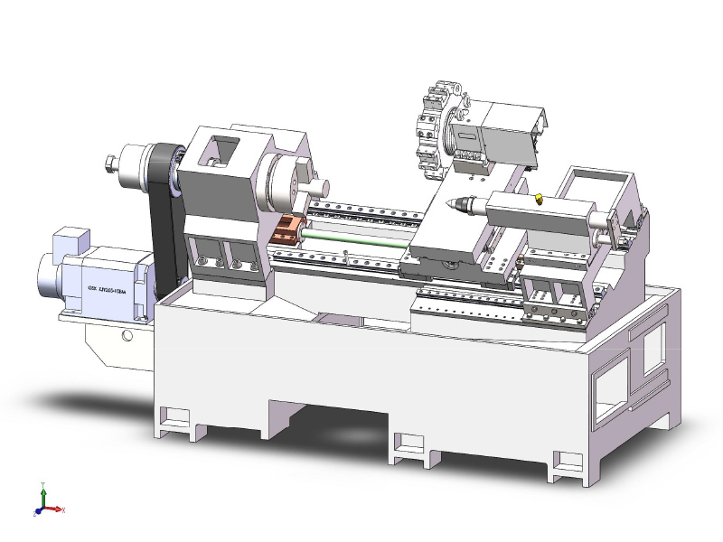 Tornio cnc a letto inclinata H5050