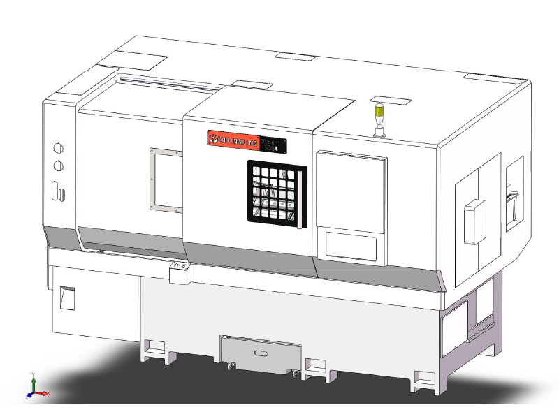 Tornio cnc a letto inclinata H5050