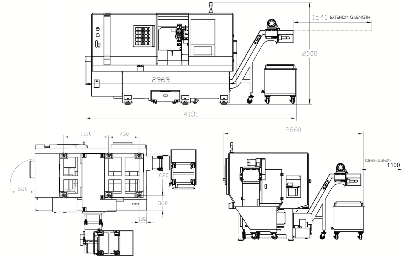 Layout della macchina H5050 1014