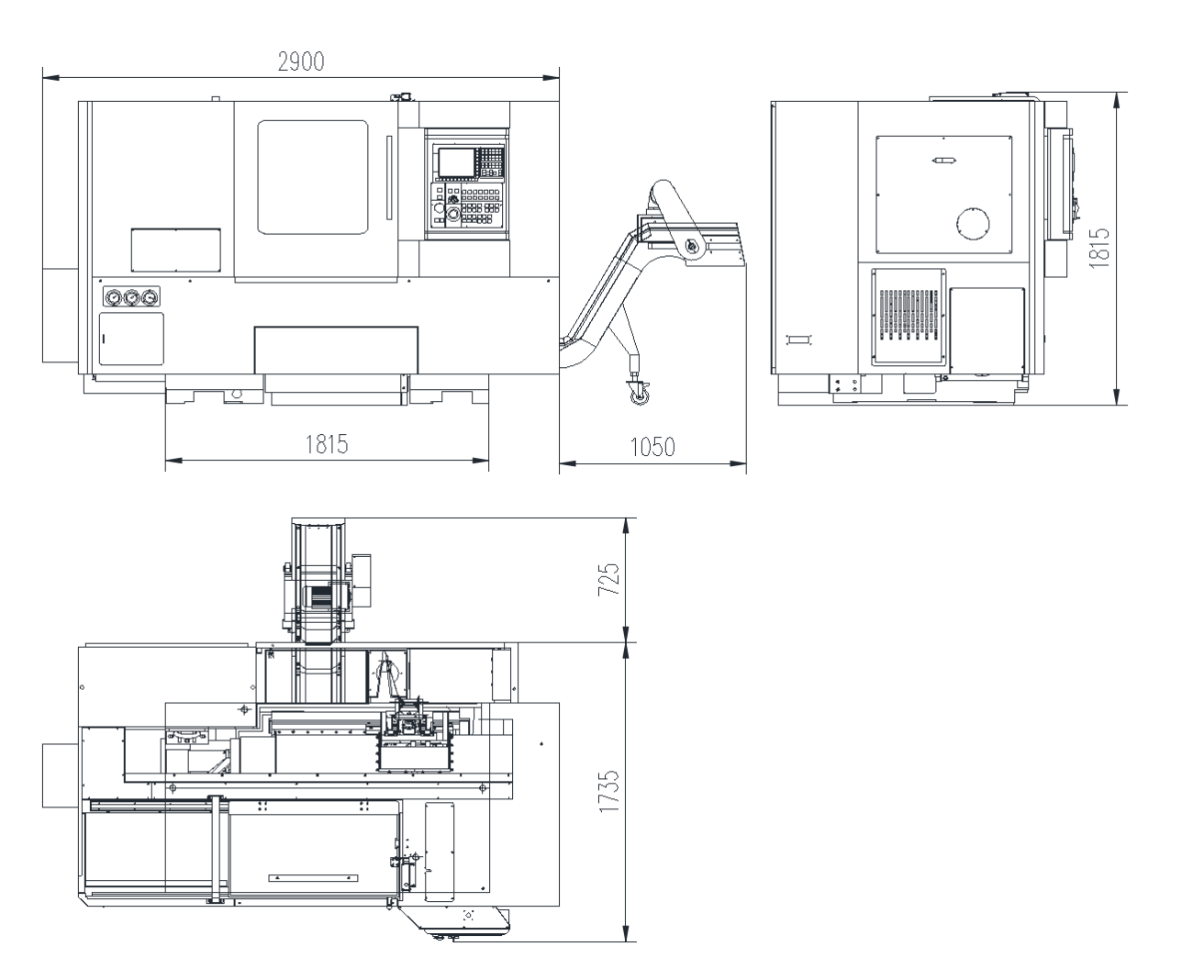 Torna CNC a doppio mandrino G500 1027