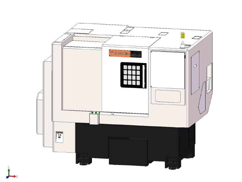 Tornio cnc a letto inclinata HTC450