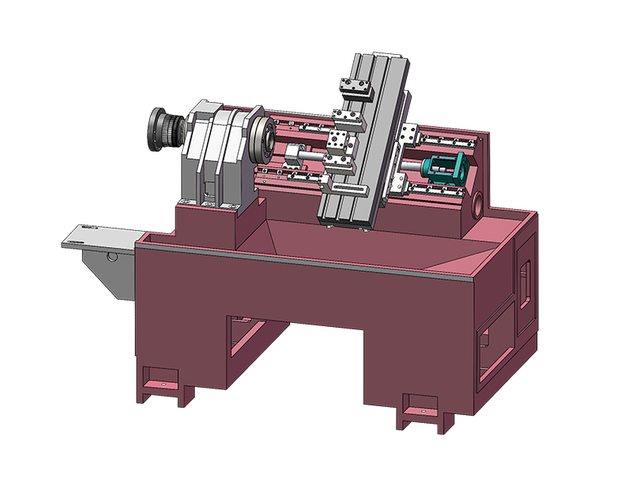 Tornio cnc a letto inclinata HTC350